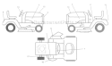 Part Location Diagram of 121549X Husqvarna Decal
